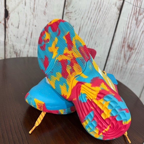 ADIDAS JAMES HARDEN STEPBACK Kids Colorful Athletic Shoes Limited Edition 6Y NWT - Picture 7 of 16